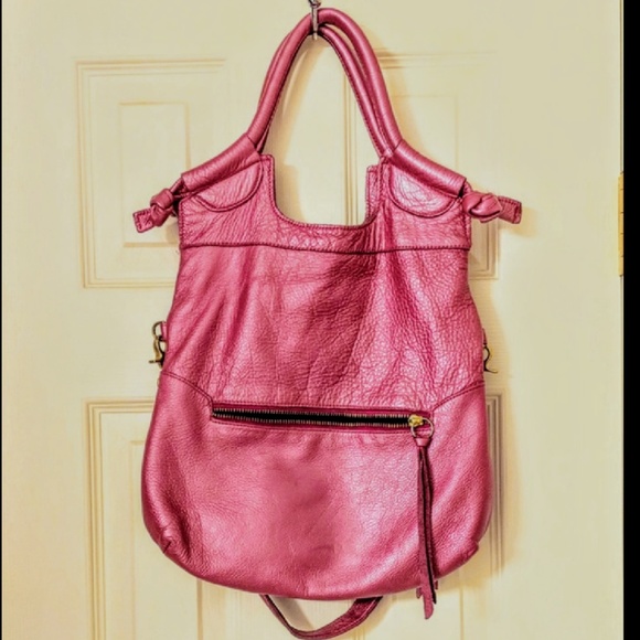 Foley + Corinna Handbags - Foley and Corinna Metallic PINK bag